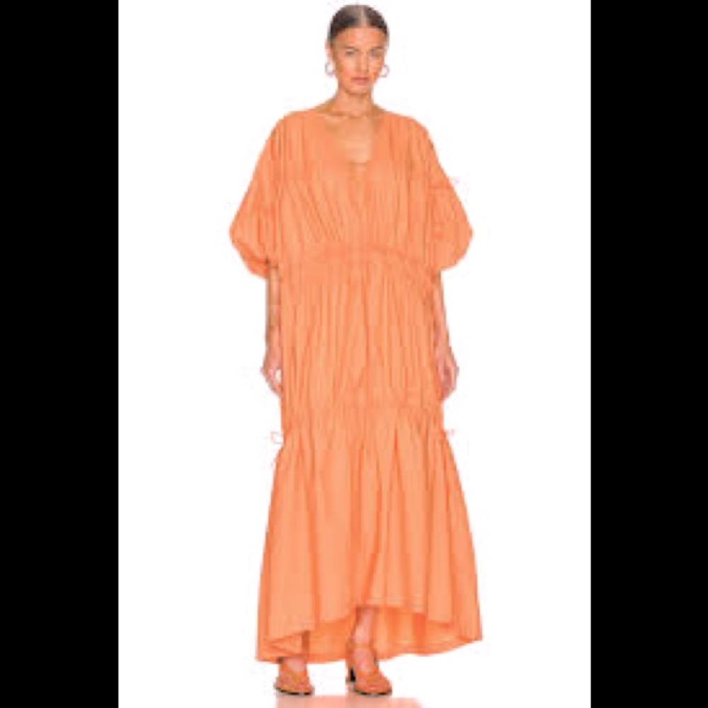 L’Academie Yona Maxi Dress. CTN Poplin. Small